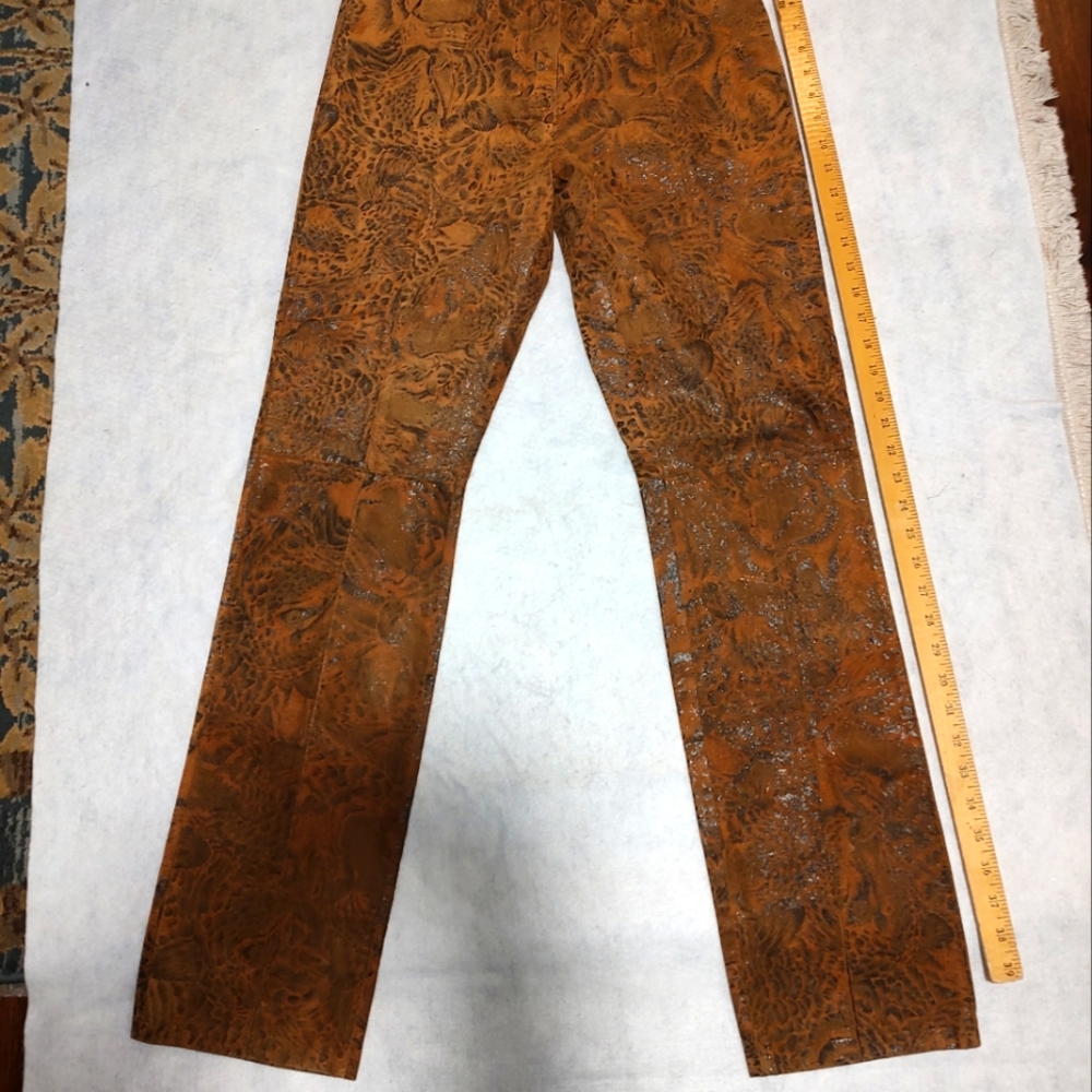 COUGAR SUEDE LEATHER ROCK STAR PANTS